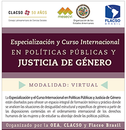 ESPECIALIZACIÓN Y CURSO INTERNACIONAL EN POLÍTICAS PÚBLICAS Y JUSTICIA DE GÉNERO